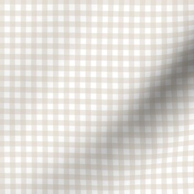 Linen Beige Gingham