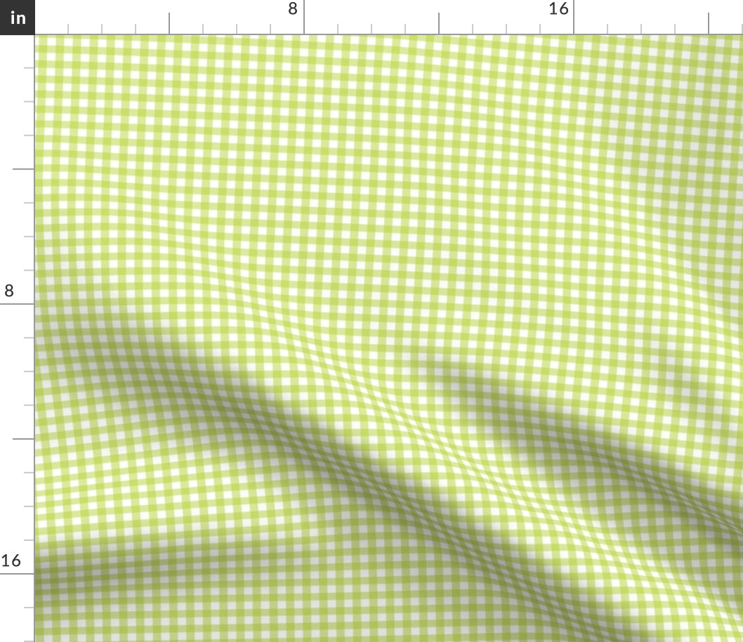 Apple Green Gingham