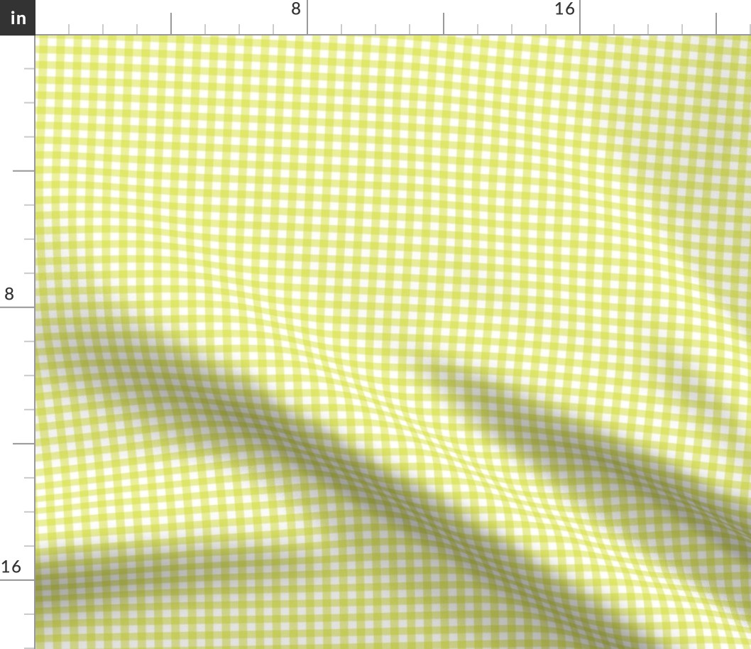 Lime Green Gingham