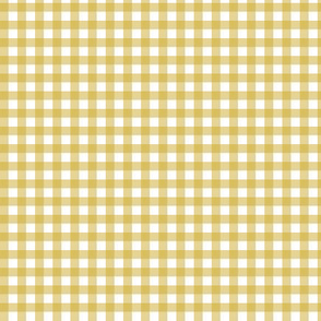 Gold Gingham