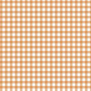 Burnt Orange Gingham