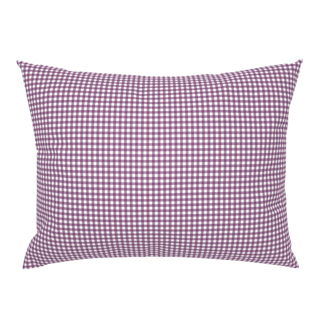 Plum Purple Gingham