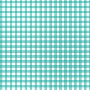 Teal Gingham