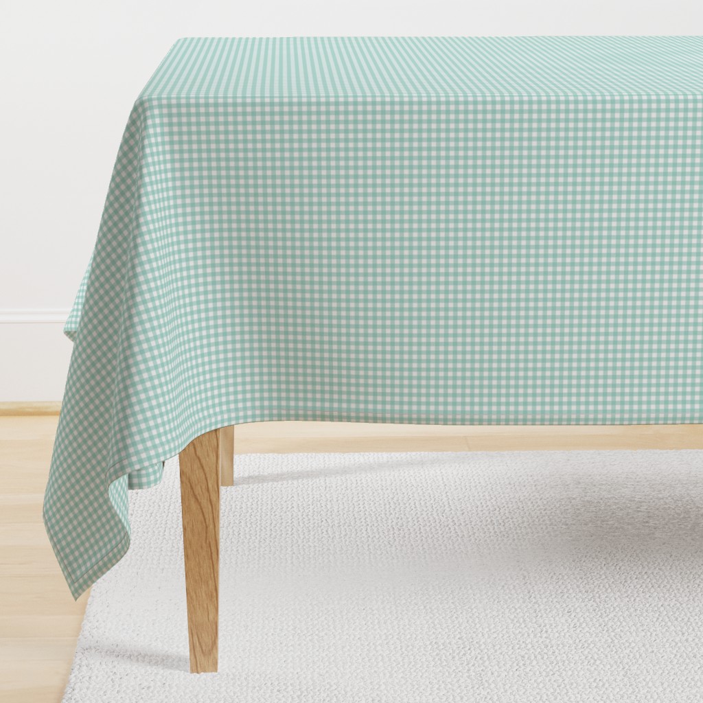 Aqua Gingham