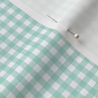 Aqua Gingham