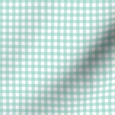 Aqua Gingham