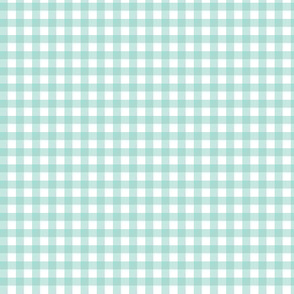 Aqua Gingham