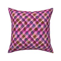 watercolor pink purple gothic plaid