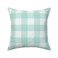 Mint Linen Gingham