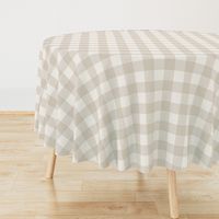 Beige Linen Gingham