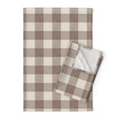 Mocha Linen Gingham