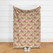 Vintage Peony Floral - Blush Pink