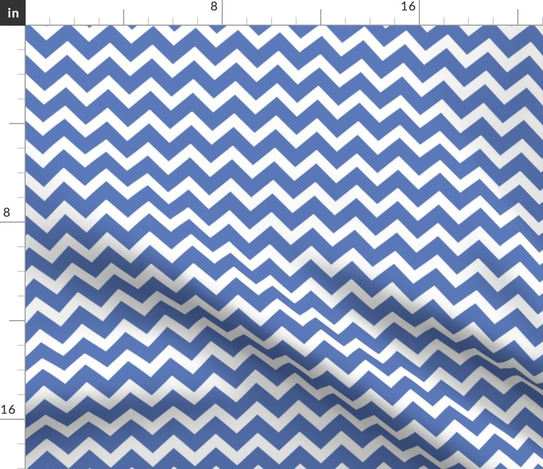 Royal Blue Chevron