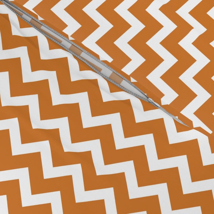 Burnt Orange Chevron