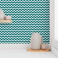 Dark Teal Chevron