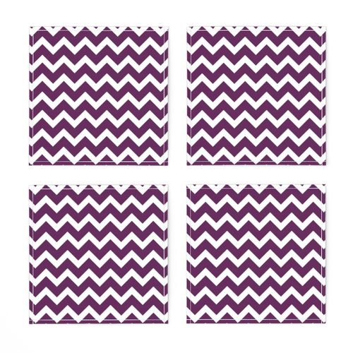 Plum Purple Chevron