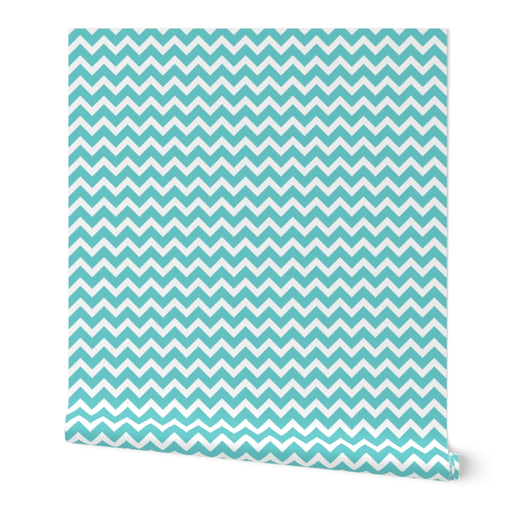 Turquoise Chevron