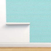 Turquoise Chevron