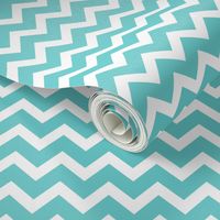 Turquoise Chevron