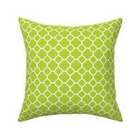 Apple Green Quatrefoil