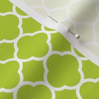 Apple Green Quatrefoil