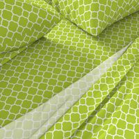 Apple Green Quatrefoil