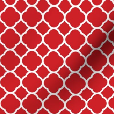 Red Quatrefoil