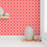 Coral Quatrefoil