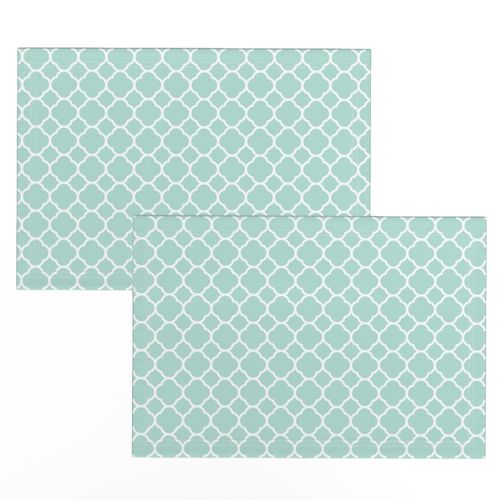 Mint Quatrefoil