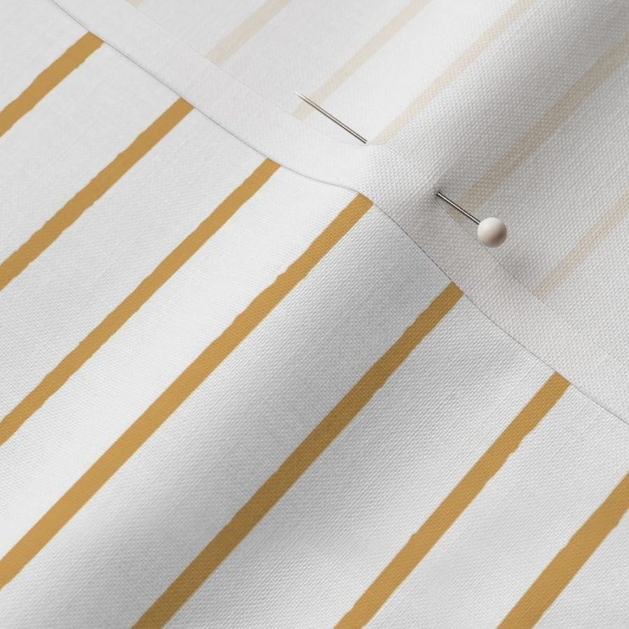 (M) Bright Cheery Sunshine Yellow Stripes Modern Minimal Summer Pinstripes