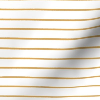 (M) Bright Cheery Sunshine Yellow Stripes Modern Minimal Summer Pinstripes