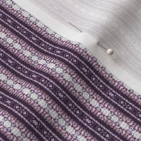 Purple Striped Lace