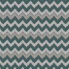 inuit chevron teal