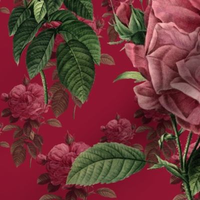 Redoute' Roses ~ Deep Rose