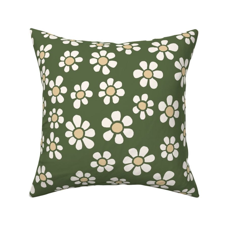 Cute Daisy Large Green