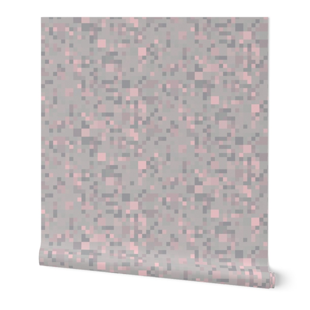 Pixel Check Pink Grey © Gingezel™ 2014