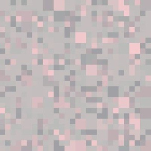 Pixel Check Pink Grey © Gingezel™ 2014