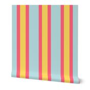 OUTLINED STRIPES (jumbo) - Colorful Vertical Lines on Coordinating Basic