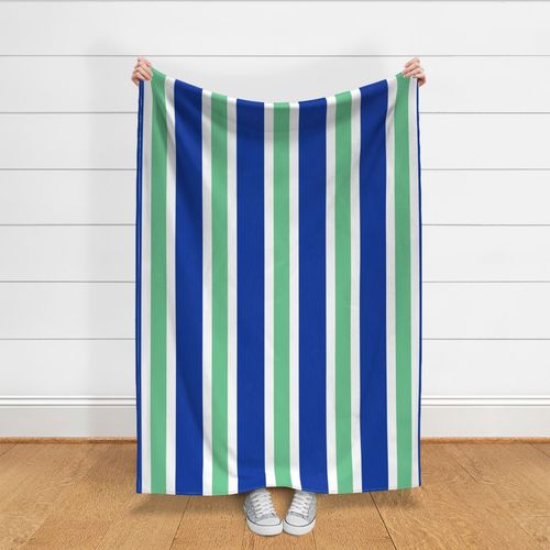 OUTLINED STRIPES (jumbo) - Colorful Vertical Lines on Coordinating Basic