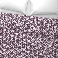 Mari - Geometric Circles - Crimson Line  - Large Scale