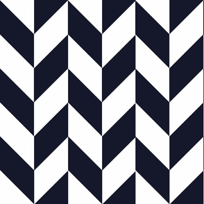 Navy-White_Herringbone