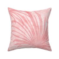 pink palm fronds - l size