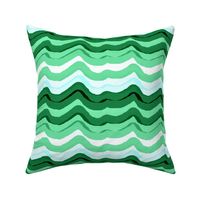 Zig Zag stripe / Emerald