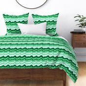 Zig Zag stripe / Emerald