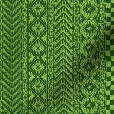 african_stripes-green