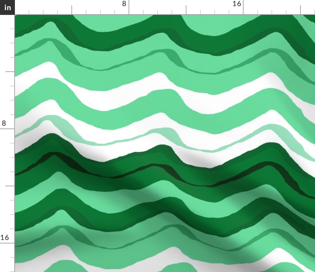 zig zag wave /Emerald