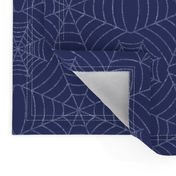 Cobweb pattern blue