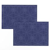 Cobweb pattern blue