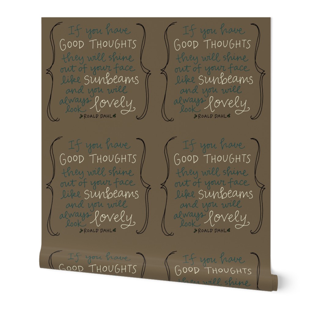 Wall Decal:  good thoughts