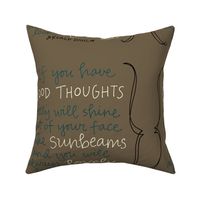 Wall Decal:  good thoughts